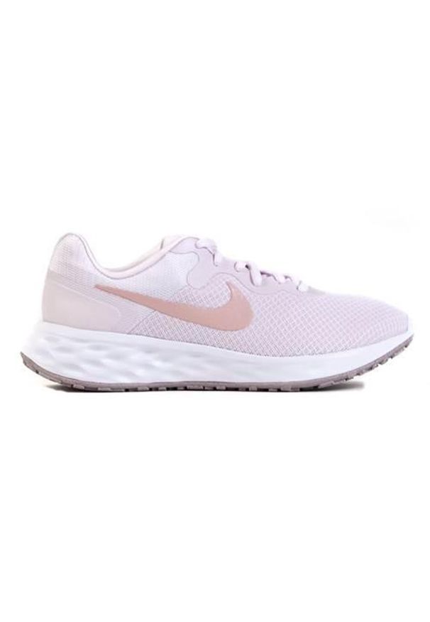 Buty do biegania damskie Nike Revolution 6 Next Nature. Zapięcie: sznurówki. Kolor: różowy. Materiał: syntetyk, tkanina, materiał. Szerokość cholewki: normalna. Model: Nike Revolution. Sport: bieganie