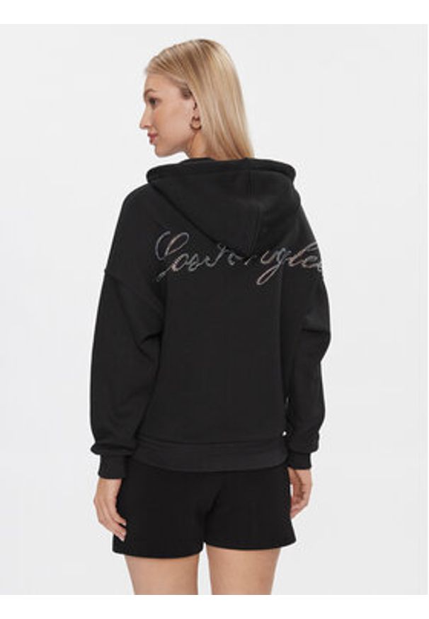 Guess Bluza W4RQ05 K9Z21 Czarny Regular Fit. Kolor: czarny. Materiał: bawełna