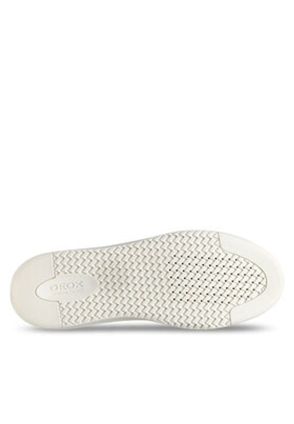 Geox Sneakersy U Zackerty U46HPA 00046 C1000 Biały. Kolor: biały. Materiał: skóra
