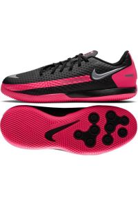 Buty piłkarskie Nike Phantom Gt Academy Ic Jr CK8480-006 czarne wielokolorowe. Kolor: wielokolorowy. Materiał: materiał, syntetyk. Szerokość cholewki: normalna. Sport: piłka nożna