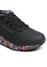 skechers - Skechers Sneakersy Loving Love 155506/BBK Czarny. Kolor: czarny. Materiał: skóra #5