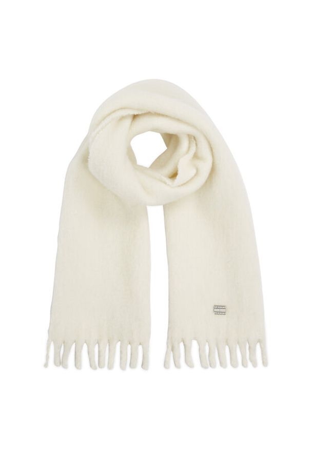 Tommy Jeans Szalik Tjw Cosy Knit Scarf AW0AW15904 Écru. Materiał: syntetyk