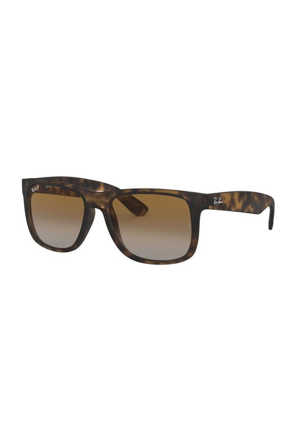 Ray-Ban - Okulary Justin. Kolor: brązowy