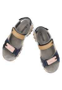 Kolorowe Sandały Artiker Sportowe Obuwie Damskie. Okazja: na co dzień, na spacer. Materiał: materiał. Wzór: kolorowy. Sezon: lato. Styl: sportowy #5