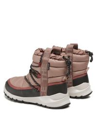 The North Face Śniegowce Thermoball Lace Up Wp NF0A5LWD7T41-050 Brązowy. Kolor: brązowy. Materiał: materiał