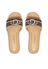 Guess Sandały 181337 Czarny. Kolor: beżowy. Materiał: materiał #5
