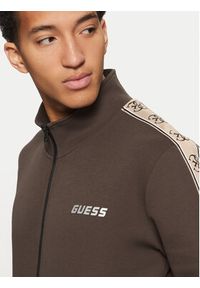 Guess Bluza Z2YQ10 KB3P2 Brązowy Regular Fit. Kolor: brązowy. Materiał: syntetyk #3