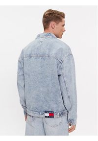 Tommy Jeans Kurtka jeansowa Aiden DM0DM17917 Niebieski Regular Fit. Kolor: niebieski. Materiał: bawełna