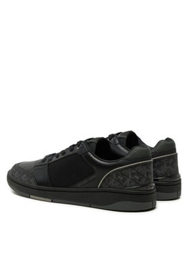 MICHAEL Michael Kors Sneakersy Rebel Empire Monogram 42F4RBFS1D Czarny. Kolor: czarny. Materiał: skóra