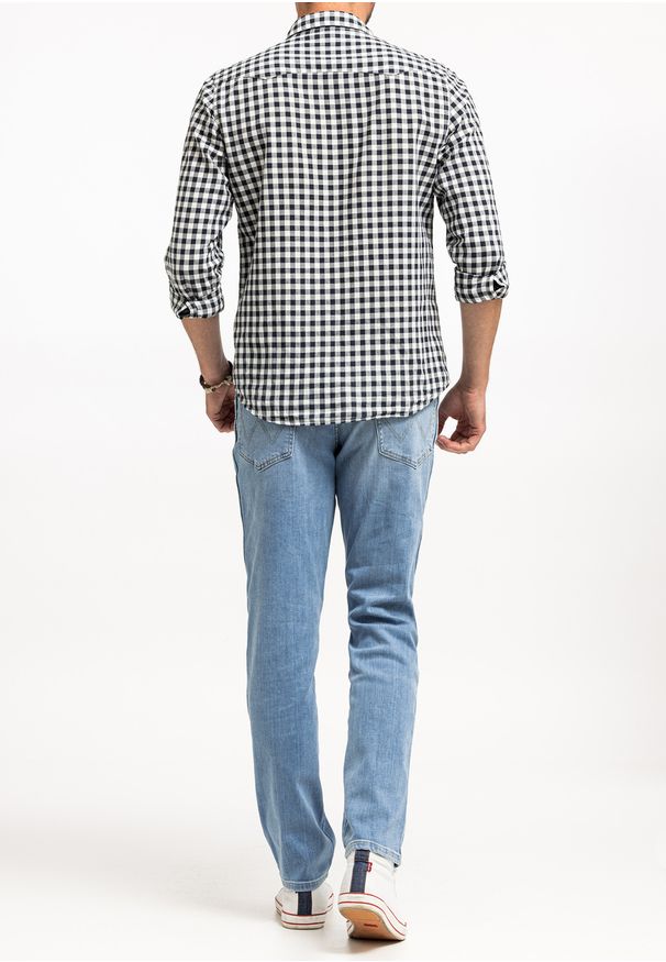 Wrangler - WRANGLER TEXAS SLIM MĘSKIE SPODNIE JEANSOWE JEANSY DŻINSY DREAM ON W12SQO859