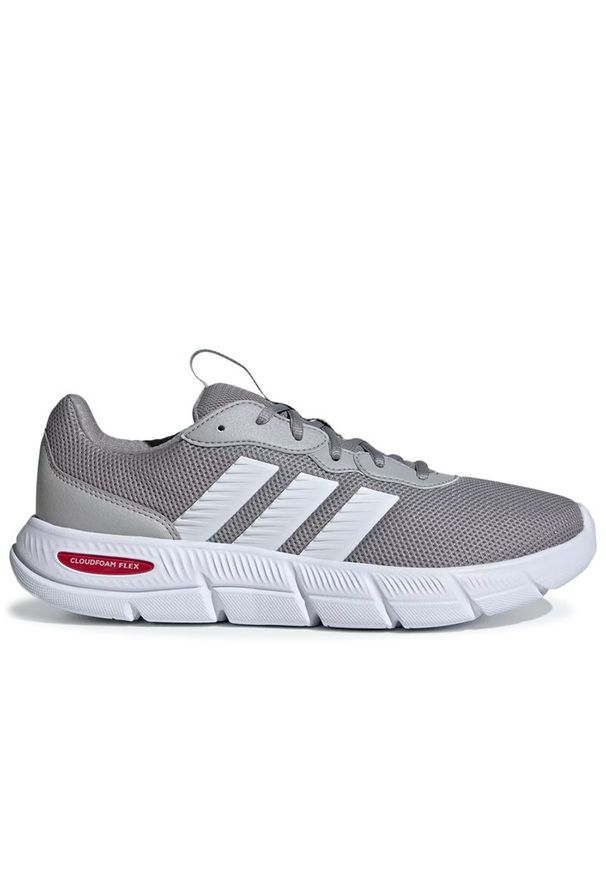 Adidas - Buty męskie adidas Sportswear Cloudfoam Flex Laces HQ4851 - szare. Zapięcie: sznurówki. Kolor: szary. Materiał: guma. Szerokość cholewki: normalna. Model: Adidas Cloudfoam