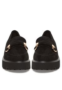 DeeZee Loafersy LE601-4 Czarny. Kolor: czarny. Materiał: materiał #6