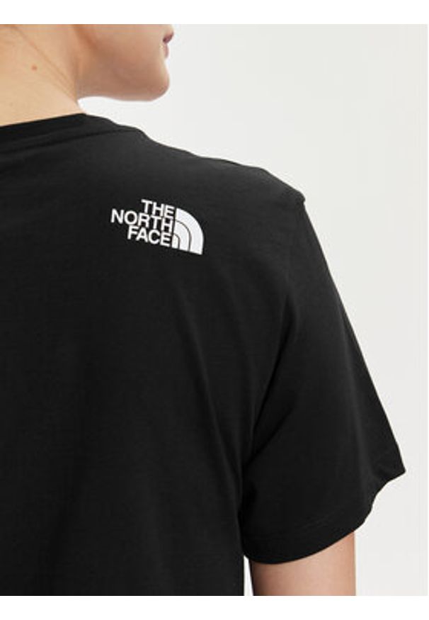 The North Face T-Shirt Easy NF0A87NA Czarny Relaxed Fit. Kolor: czarny. Materiał: bawełna