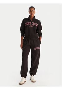 Reebok Spodnie dresowe Marvs RK25165CCW Brązowy Regular Fit. Kolor: brązowy. Materiał: bawełna #4