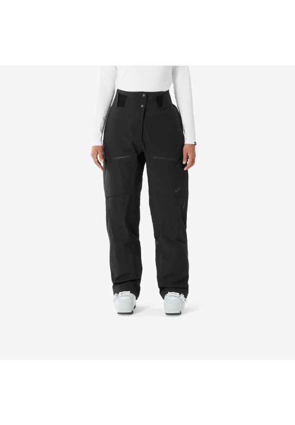 WEDZE - Spodnie narciarskie i snowboardowe damskie Quechua FR500. Kolor: czarny. Materiał: materiał. Sezon: zima. Sport: narciarstwo, snowboard