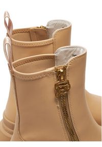 Karl Lagerfeld - KARL LAGERFELD Botki KL43554 Beżowy. Kolor: beżowy. Materiał: skóra #5