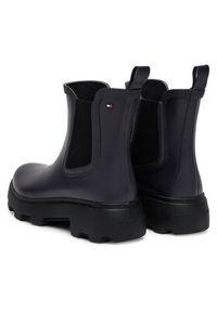 TOMMY HILFIGER - Tommy Hilfiger Kalosze Rubber Flag Cleated FW0FW08637 Granatowy. Kolor: niebieski. Materiał: guma #5