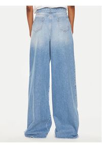 TwinSet - TWINSET Jeansy 241TT2390 Niebieski Wide Leg. Kolor: niebieski