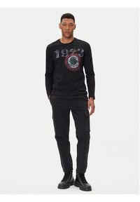 Aeronautica Militare Longsleeve 252TS2487UJ00709 Czarny Regular Fit. Kolor: czarny. Materiał: bawełna. Długość rękawa: długi rękaw #4