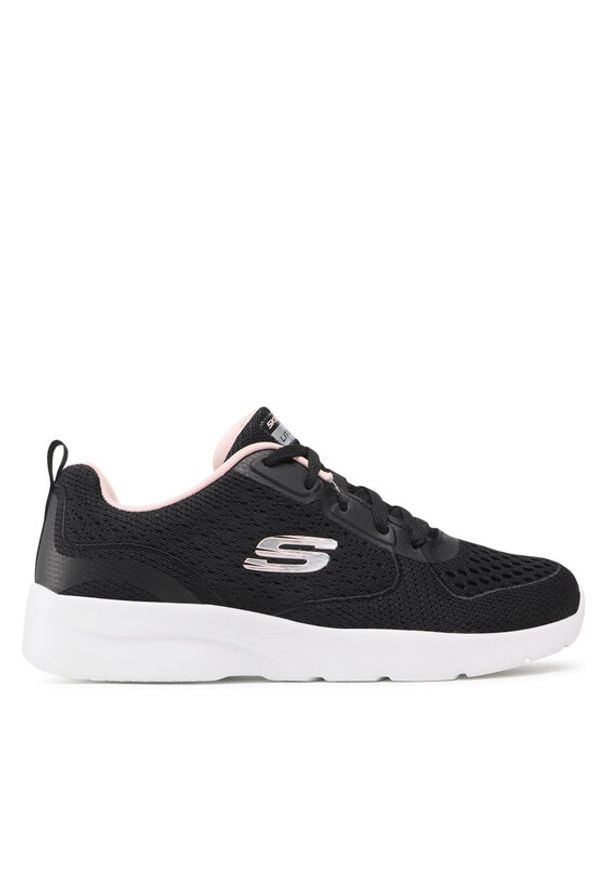 skechers - Skechers Sneakersy Hip Star 149544/BKPK Czarny. Kolor: czarny. Materiał: materiał