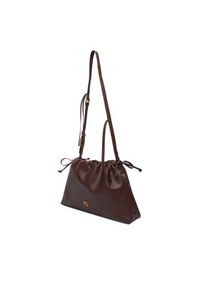 Pinko - PINKO Torebka Maxi Clutch+Tracolla SP Al 25-26 PLTT 105825 A0QO Brązowy. Kolor: brązowy. Materiał: skórzane #4