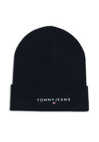 Czapka Tommy Jeans. Kolor: niebieski