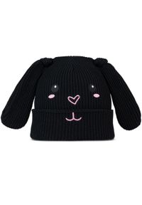 Buff - Czapka dziecięca BUFF KNITTED BEANIE FUN RABBIT. Kolor: czarny. Sezon: zima. Styl: sportowy #1