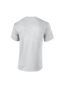 GILDAN - Bawełniana Koszulka Unisex Dla Dorosłych Ultra Ash. Kolor: wielokolorowy, fioletowy, szary. Materiał: bawełna