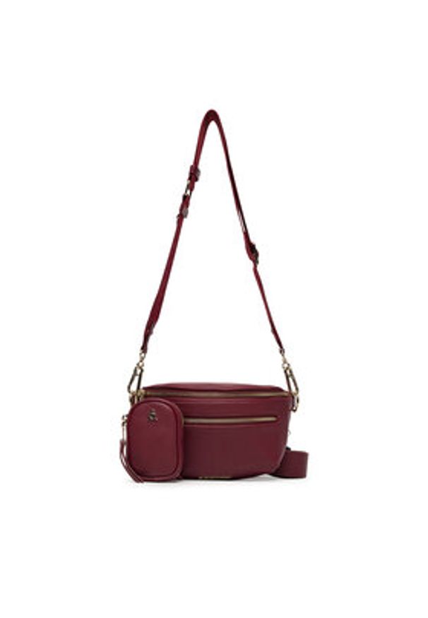Steve Madden Torebka Bclarke2 SM13001831 Bordowy. Kolor: czerwony. Materiał: skórzane