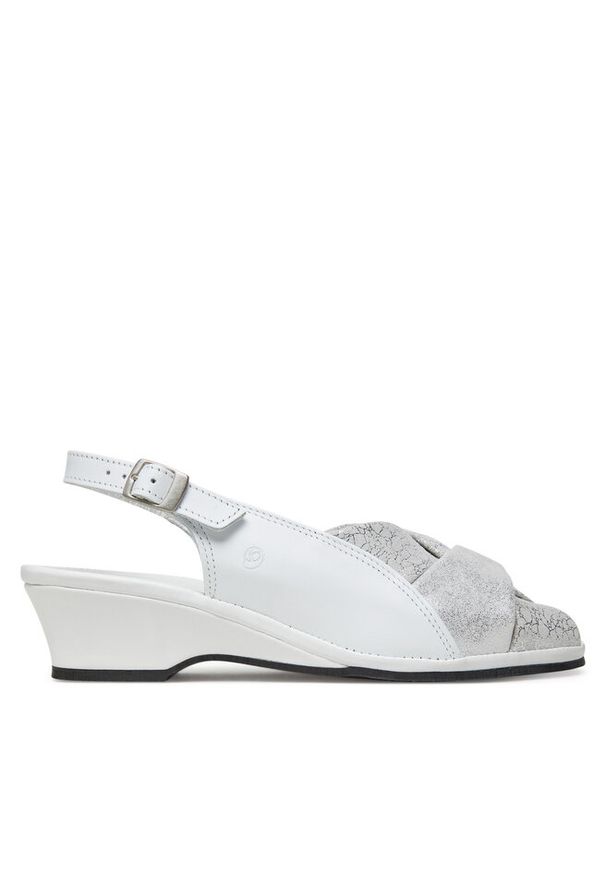 Sandały Suave. Kolor: biały