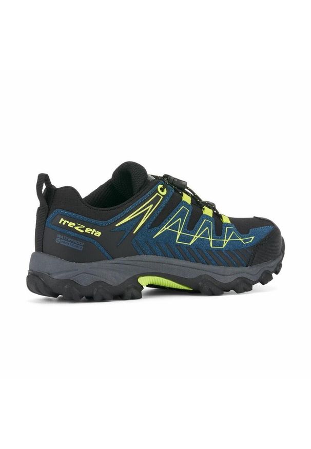 Buty trekkingowe juniorskie TREZETA Thunder z membraną WP Kid. Kolor: żółty, wielokolorowy, niebieski