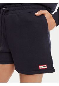 Hunter Szorty sportowe Lunan HARW0058251 Granatowy Regular Fit. Kolor: niebieski. Materiał: bawełna