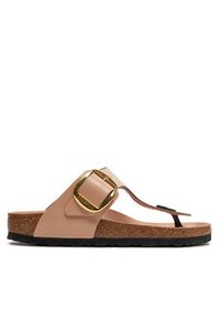 Birkenstock Japonki Gizeh 1026572 Beżowy. Kolor: beżowy. Materiał: skóra #4