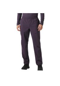 Spodnie Helly Hansen Awe Relaxed Softshell. Kolor: fioletowy. Materiał: softshell. Sezon: lato. Sport: turystyka piesza #1