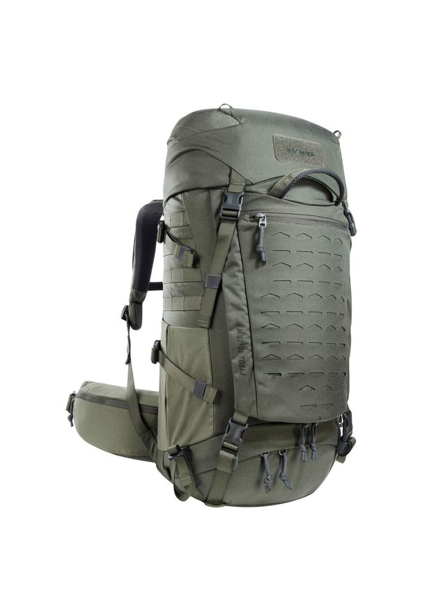 Plecak trekkingowy damski Tatonka Pyrox BC 40 + 10 l. Kolor: zielony. Styl: sportowy