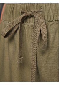 Roxy Spodnie materiałowe Canvas ERJNP03467 Zielony Relaxed Fit. Kolor: zielony. Materiał: bawełna #4