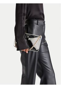 TOMMY HILFIGER - Tommy Hilfiger Torebka Th Icon Chain Shoulder Pouch Met AW0AW18219 Srebrny. Kolor: srebrny. Materiał: skórzane #5