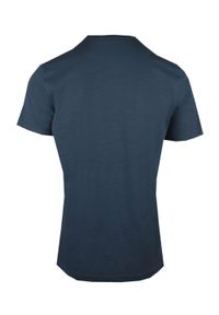 T-Shirt (Koszulka) Męska - Pako Jeans - Ciemnoniebieska z Nadrukiem. Okazja: na co dzień. Kolor: niebieski. Materiał: bawełna. Wzór: nadruk. Styl: casual #3