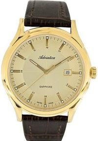 Zegarek Adriatica Zegarek męski Adriatica A2804.1211Q brązowy. Kolor: brązowy #1