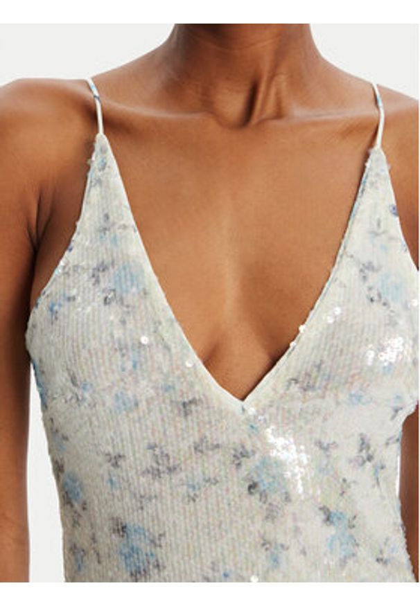 BARDOT - Bardot Sukienka wieczorowa Lois Sequin 59956DB Niebieski Slim Fit. Kolor: niebieski. Materiał: syntetyk. Styl: wizytowy