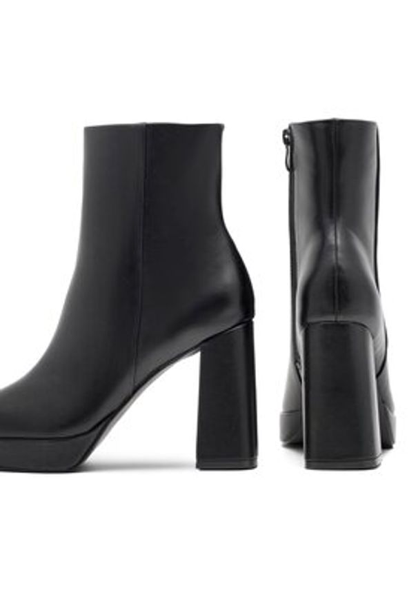 DeeZee Botki ROXANE H7617-1 Czarny. Kolor: czarny. Materiał: syntetyk