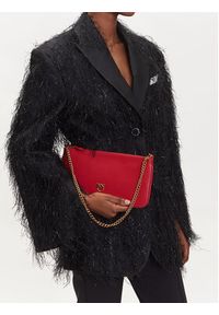 Pinko - PINKO Torebka Horizontal Flat PE 25 PCPL 102747 A0F1 Czerwony. Kolor: czerwony. Materiał: skórzane #4