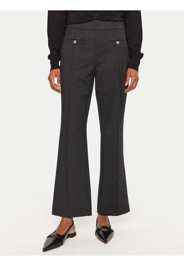 LOLA CASADEMUNT Spodnie materiałowe MF2414001 011 Szary Regular Fit. Kolor: szary. Materiał: syntetyk
