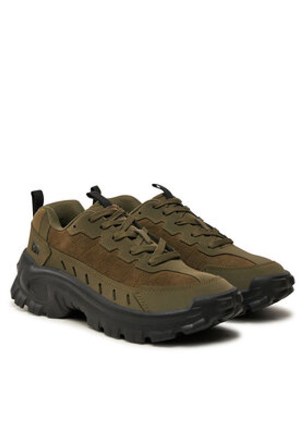 CAT Footwear Sneakersy Intruder Lite P726127 Zielony. Kolor: zielony. Materiał: skóra, zamsz