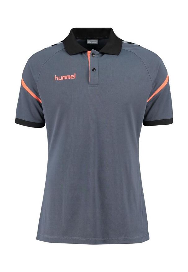Hummel koszulka T-shirt męski hmlAuthentic Charge Functional Polo. Typ kołnierza: polo. Kolor: szary