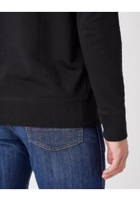 Wrangler - WRANGLER SIGN OFF CREW MĘSKA BLUZA WKŁADANE PRZEZ GŁOWĘ LOGO BLACK W6589HA01 112130614 #5