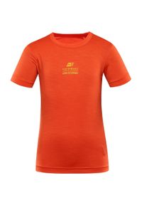 ALPINE PRO - Stylowy i funkcjonalny T-shirt dla dzieci Alpine Pro Basiko 152-158. Kolor: zielony. Materiał: elastan, poliester. Sport: turystyka piesza