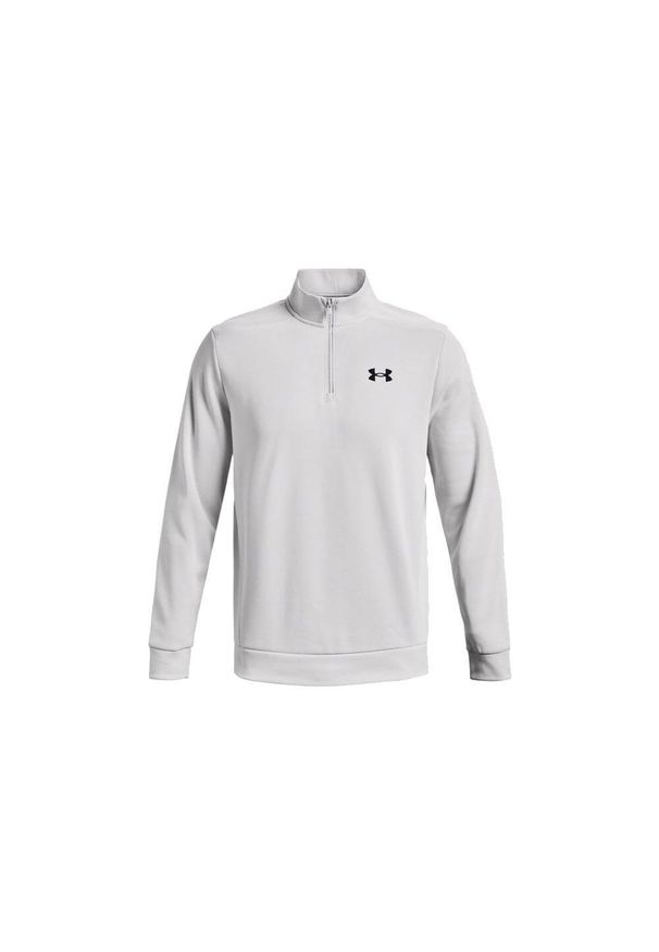 Bluza fitness męska Under Armour Armour Fleece 1/4 Zip. Kolor: szary. Sport: fitness