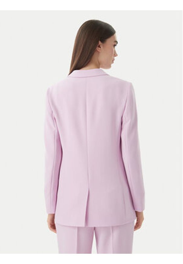 BOSS Marynarka Jocaluah 50490053 Fioletowy Regular Fit. Kolor: fioletowy. Materiał: syntetyk