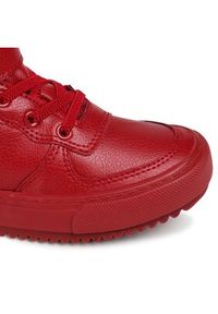 BIG STAR SHOES - Big Star Shoes Sneakersy GG374042 Czerwony. Kolor: czerwony. Materiał: skóra #3
